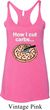 How I Cut Carbs Ladies Tri Blend Racerback Tank Top