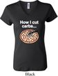 How I Cut Carbs Ladies V-neck Shirt