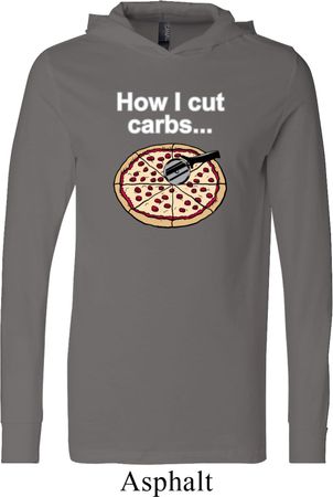 How I Cut Carbs Lightweight Hoodie Tee