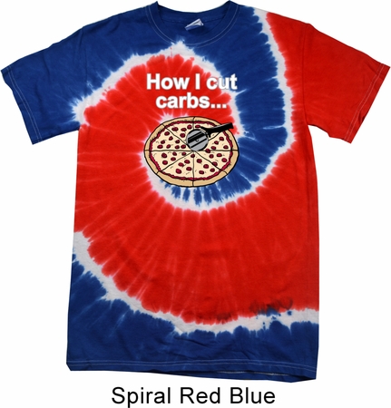 How I Cut Carbs Patriotic Tie Dye Shirt
