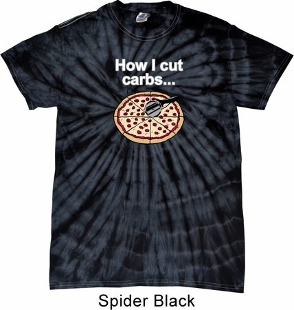 How I Cut Carbs Spider Tie Dye Shirt