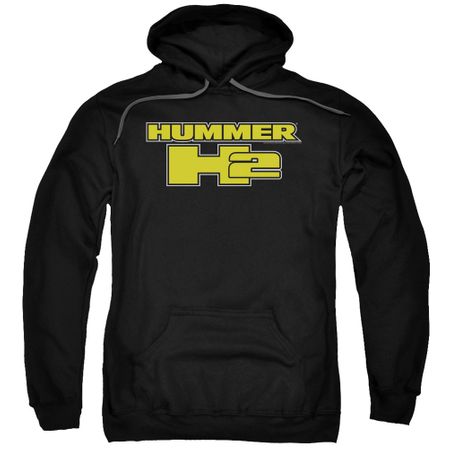 Hummer Hoodie H2 Block Logo Black Sweatshirt Hoody