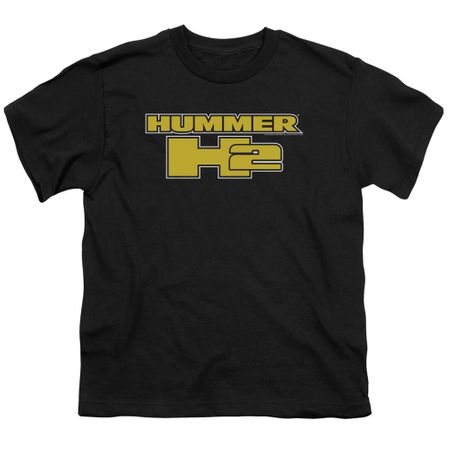 Hummer Kids Shirt H2 Block Logo Black T-Shirt