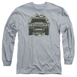 Hummer Long Sleeve Shirt Lead Or Follow Athletic Heather Tee T-Shirt