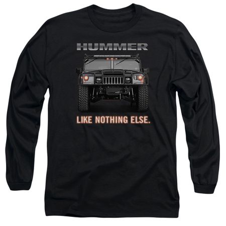 Hummer Long Sleeve Shirt Like Nothing Else Black Tee T-Shirt