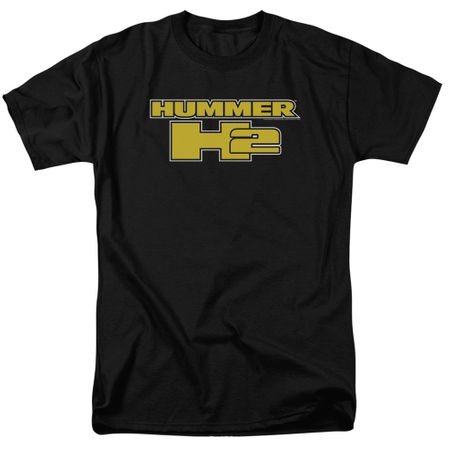 Hummer Shirt H2 Block Logo Black T-Shirt