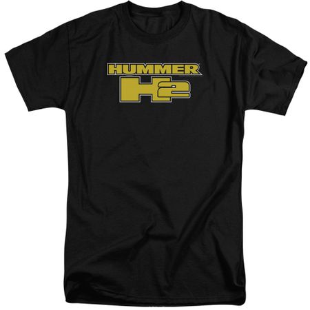 Hummer Shirt H2 Block Logo Black Tall T-Shirt