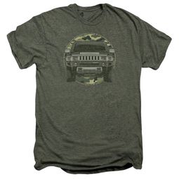 Hummer Shirt Lead Or Follow 2 Moss Heather T-Shirt