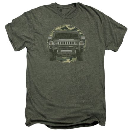 Hummer Shirt Lead Or Follow 2 Moss Heather T-Shirt