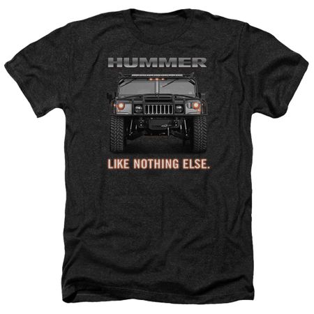 Hummer Shirt Like Nothing Else Heather Black T-Shirt