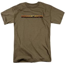 Hummer Shirt Sunset Logo Safari Green T-Shirt