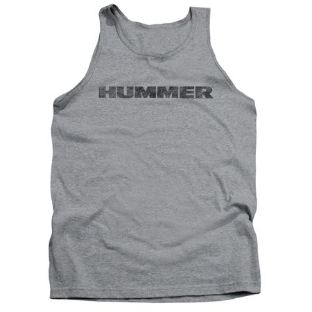 Hummer Tank Top Distressed Logo Athletic Heather Tanktop