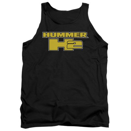 Hummer Tank Top H2 Block Logo Black Tanktop