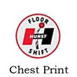 Hurst Floor Shift T-Shirt - Car Parts Adult White Tee Shirt