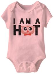 I Am A Hoot Funny Baby Romper Light Pink Infant Babies Creeper I Am A Hoot Funny Baby Romper Light Pink Infant Babies Creeper