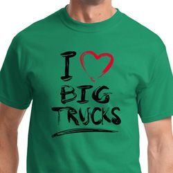 I Love Big Trucks Mens Shirts