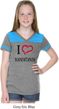I Love Handstands Girls Football Shirt