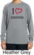 I Love Handstands Kids Dry Wicking Long Sleeve Shirt