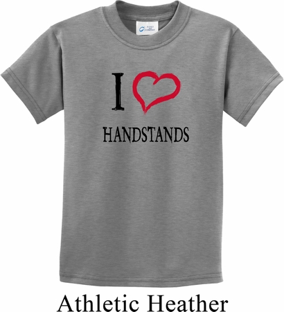 I Love Handstands Kids Shirt