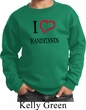 I Love Handstands Kids Sweat Shirt