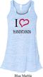 I Love Handstands Ladies Flowy Racerback Tanktop