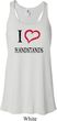 I Love Handstands Ladies Flowy Racerback Tanktop