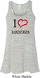 I Love Handstands Ladies Flowy Racerback Tanktop