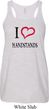 I Love Handstands Ladies Flowy Racerback Tanktop