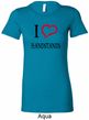 I Love Handstands Ladies Longer Length Shirt