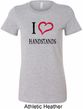 I Love Handstands Ladies Longer Length Shirt