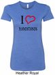 I Love Handstands Ladies Longer Length Shirt
