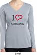 I Love Handstands Ladies Moisture Wicking Long Sleeve Shirt