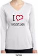 I Love Handstands Ladies Moisture Wicking Long Sleeve Shirt
