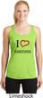 I Love Handstands Ladies Moisture Wicking Racerback Tank Top