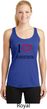 I Love Handstands Ladies Moisture Wicking Racerback Tank Top