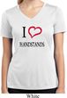 I Love Handstands Ladies Moisture Wicking V-neck Shirt
