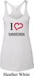 I Love Handstands Ladies Tri Blend Racerback Tank Top