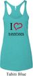 I Love Handstands Ladies Tri Blend Racerback Tank Top