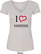 I Love Handstands Ladies V-Neck Shirt