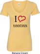 I Love Handstands Ladies V-Neck Shirt