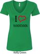I Love Handstands Ladies V-Neck Shirt