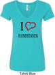 I Love Handstands Ladies V-Neck Shirt