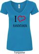 I Love Handstands Ladies V-Neck Shirt