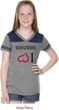 I Love Handstands Upside Down Girls Football Shirt