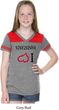 I Love Handstands Upside Down Girls Football Shirt
