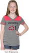 I Love Handstands Upside Down Girls Football Shirt