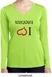 I Love Handstands Upside Down Ladies Dry Wicking Long Sleeve Shirt