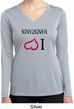 I Love Handstands Upside Down Ladies Dry Wicking Long Sleeve Shirt