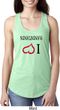 I Love Handstands Upside Down Ladies Ideal Tank Top
