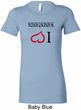 I Love Handstands Upside Down Ladies Longer Length Shirt
